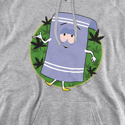 Athletic Heather - Side - South Park Unisex Adult Towelie Hoodie
