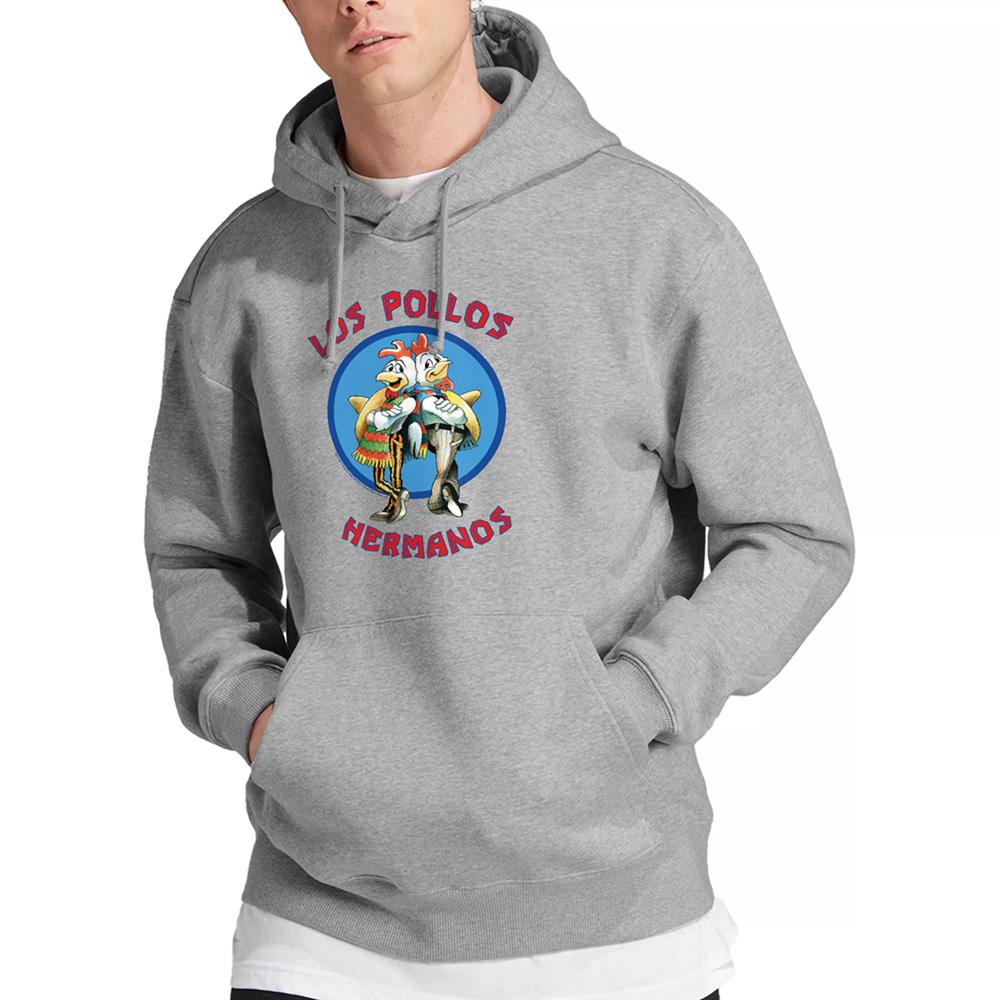 Athletic Heather - Lifestyle - Breaking Bad Unisex Adult Los Pollos Hermanos Heather Hoodie