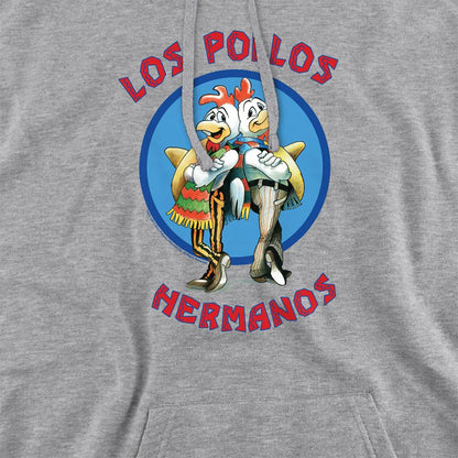 Athletic Heather - Side - Breaking Bad Unisex Adult Los Pollos Hermanos Heather Hoodie