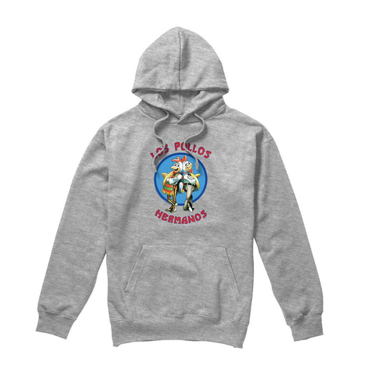 Athletic Heather - Front - Breaking Bad Unisex Adult Los Pollos Hermanos Heather Hoodie