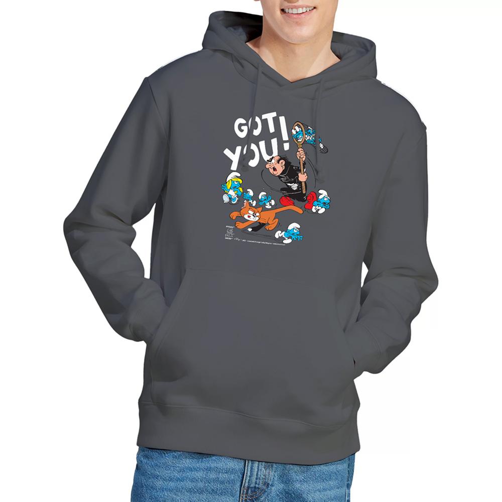Charcoal - Lifestyle - The Smurfs Unisex Adult Gargamel Hoodie