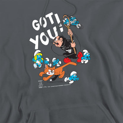Charcoal - Side - The Smurfs Unisex Adult Gargamel Hoodie