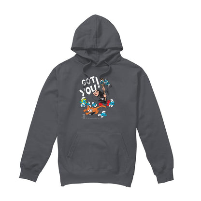 Charcoal - Front - The Smurfs Unisex Adult Gargamel Hoodie