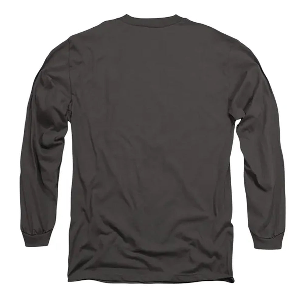 Light Graphite - Back - Fantastic Four Unisex Adult Flame On Johnny Storm Trend Long-Sleeved T-Shirt