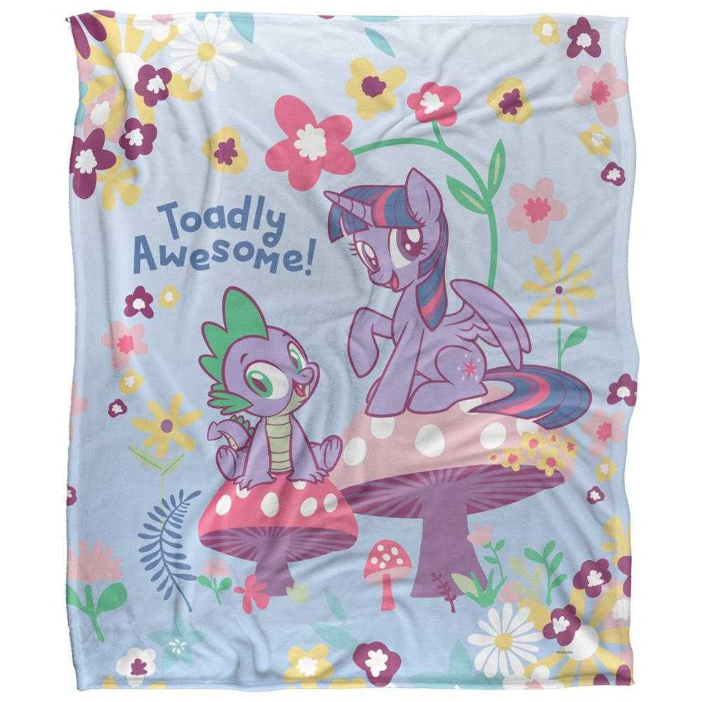Multicoloured - Front - My Little Pony Toadly Awesome Silky Supersoft Blanket