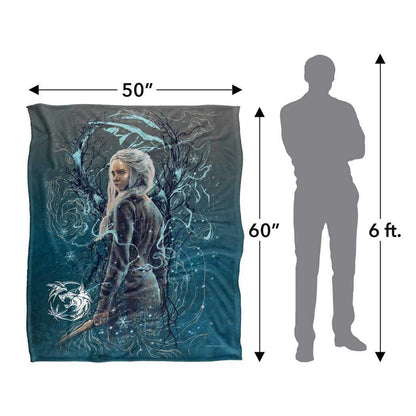 Multicoloured - Lifestyle - The Witcher Silky Airbrush Ciri Supersoft Blanket