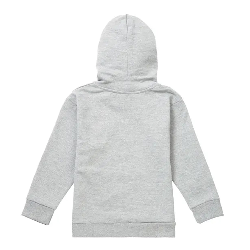 Athletic Heather - Back - Stranger Things Childrens-Kids Hawkins No 8 Hoodie