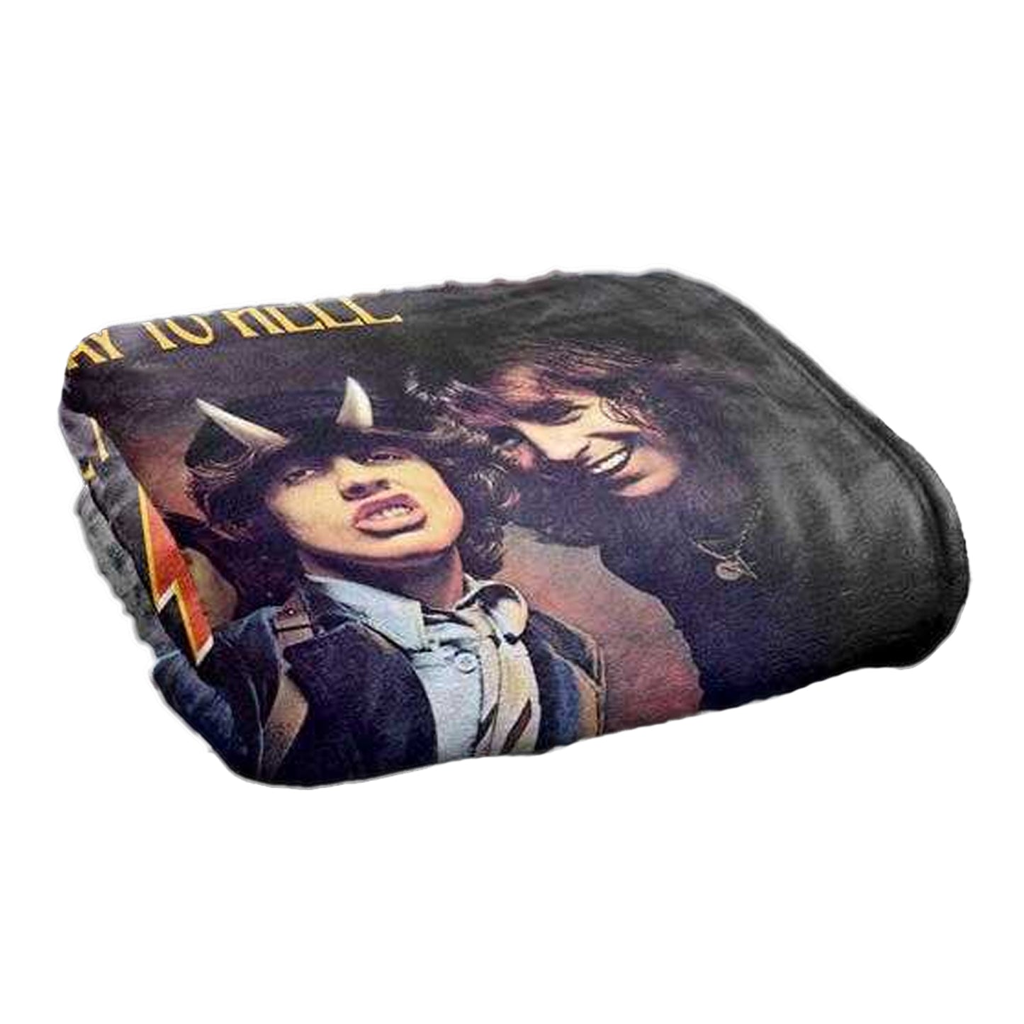 Multicoloured - Back - AC-DC Highway To Hell Silky Supersoft Blanket