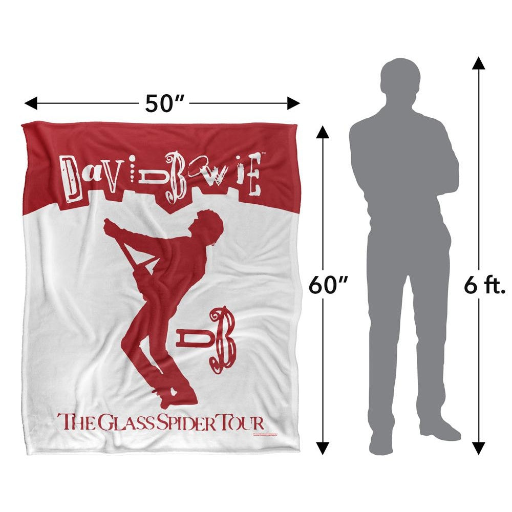 Red-White - Lifestyle - David Bowie The Glass Spider Tour Silky Supersoft Blanket