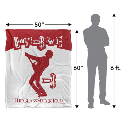 Red-White - Lifestyle - David Bowie The Glass Spider Tour Silky Supersoft Blanket