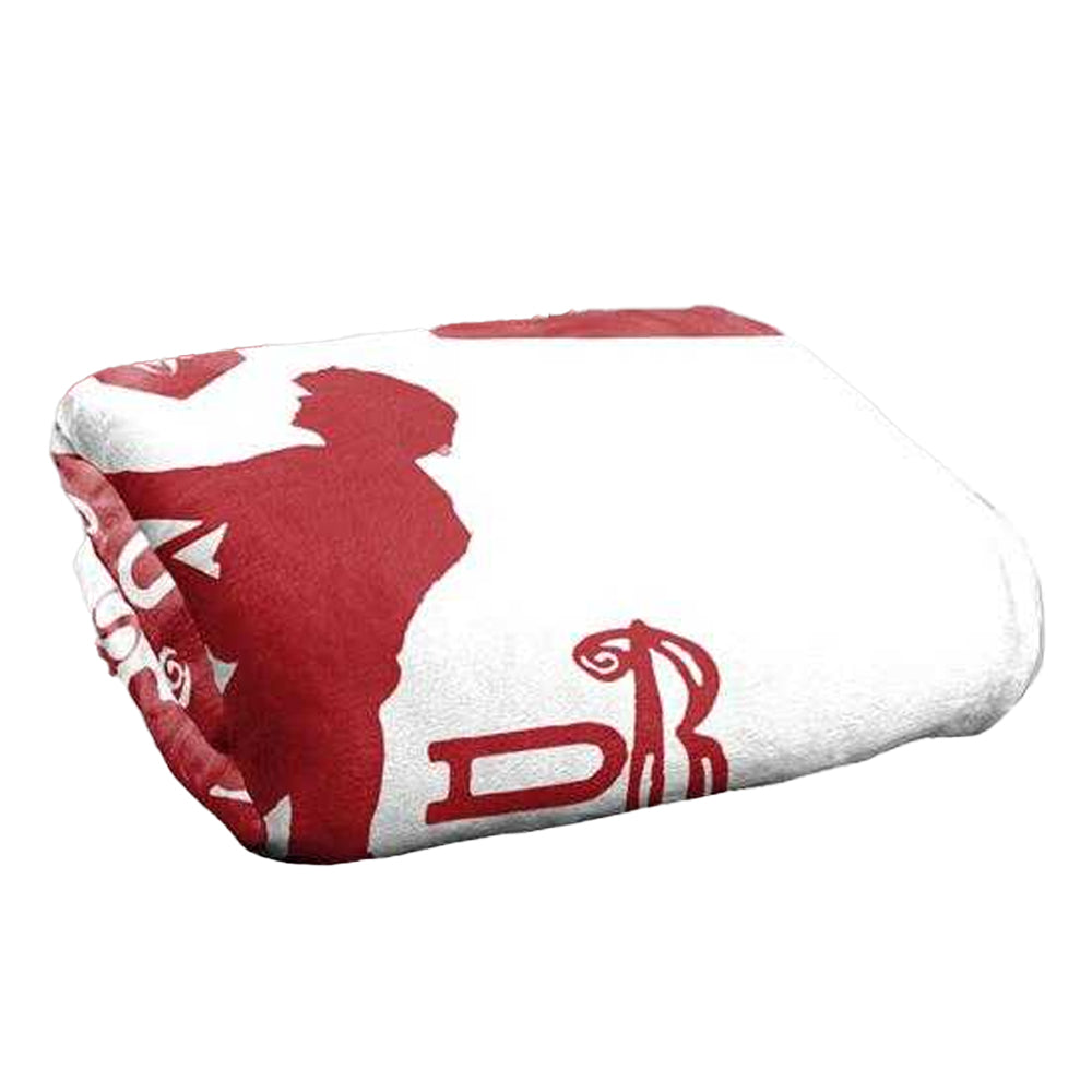 Red-White - Back - David Bowie The Glass Spider Tour Silky Supersoft Blanket