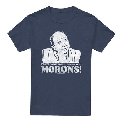 Navy - Front - The Princess Bride Unisex Adult Morons T-Shirt