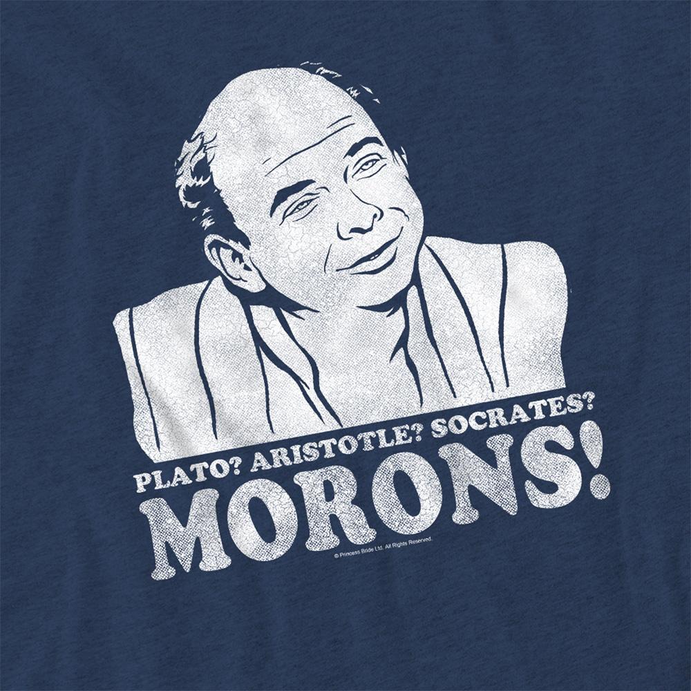 Navy - Side - The Princess Bride Unisex Adult Morons T-Shirt