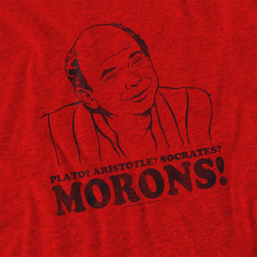 Red - Side - The Princess Bride Unisex Adult Morons T-Shirt