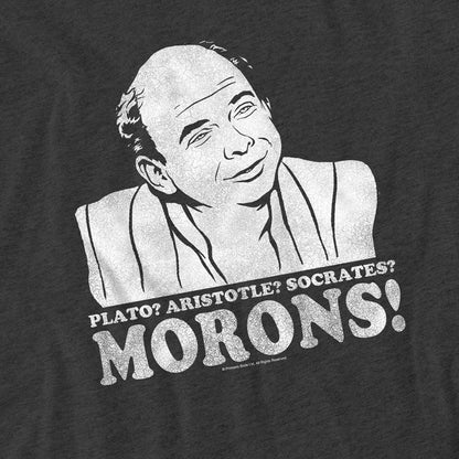 Charcoal - Side - The Princess Bride Unisex Adult Morons T-Shirt