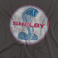 Charcoal - Side - Carroll Shelby Unisex Adult Full Color Cobra Long-Sleeved T-Shirt
