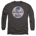 Charcoal - Front - Carroll Shelby Unisex Adult Full Color Cobra Long-Sleeved T-Shirt