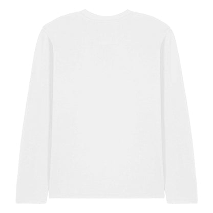 White - Back - Carroll Shelby Unisex Adult Vintage Crew Neck Long-Sleeved T-Shirt