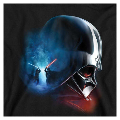 Black - Side - Star Wars: Obi-Wan Kenobi Childrens-Kids Darth Vader Poster Hoodie