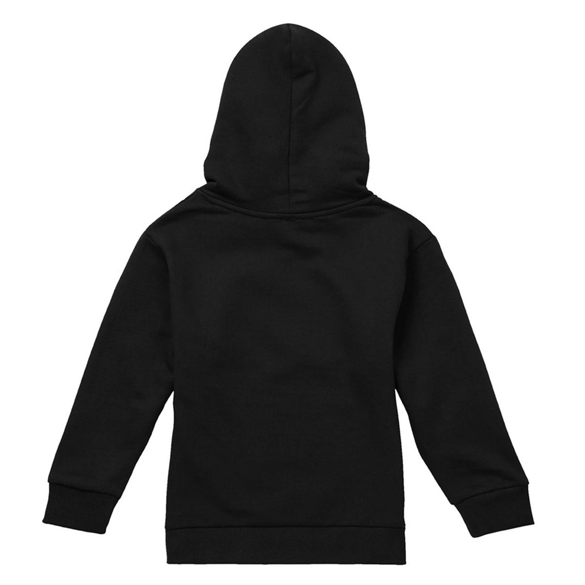 Black - Back - Star Wars Childrens-Kids Christmas Lights Logo Hoodie