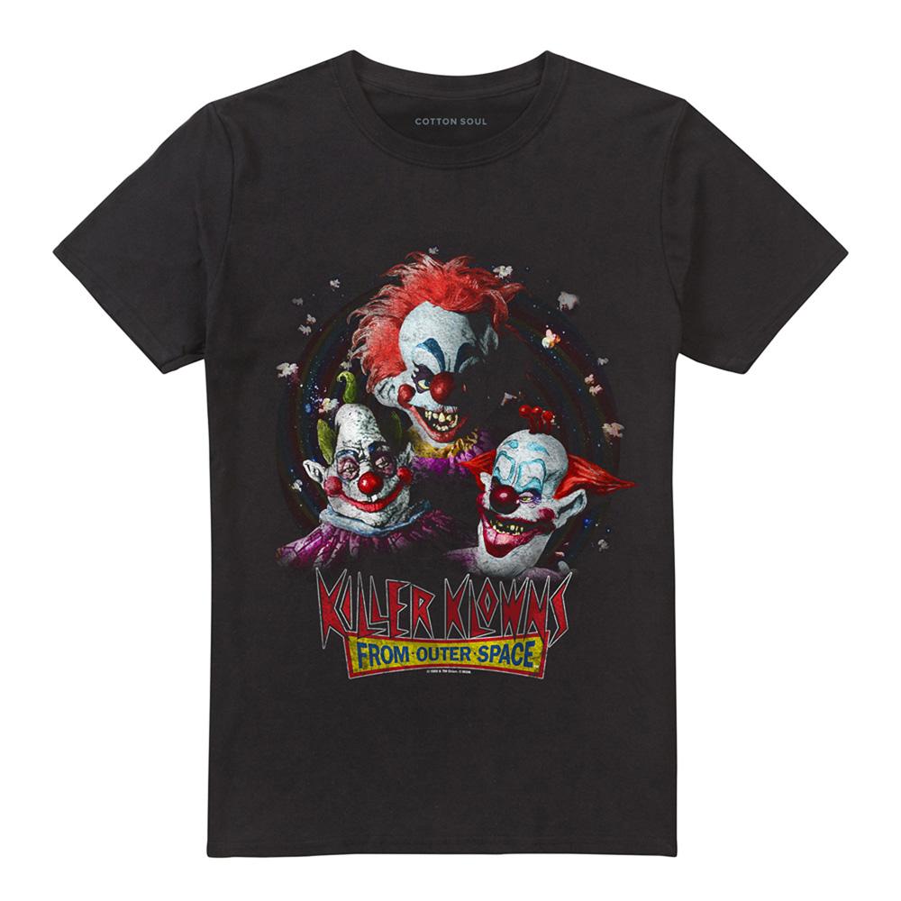 Black - Front - Killer Klowns From Outer Space Unisex Adult Killer Klowns T-Shirt