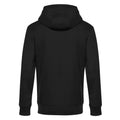 Black-Yellow - Back - Batman Mens Painted Effect Logo Hoodie