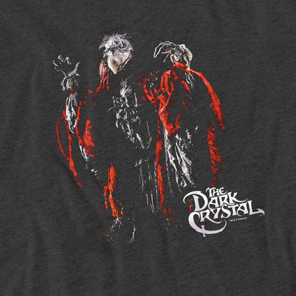Charcoal - Side - Dark Crystal Unisex Adult Skeksis Heather T-Shirt