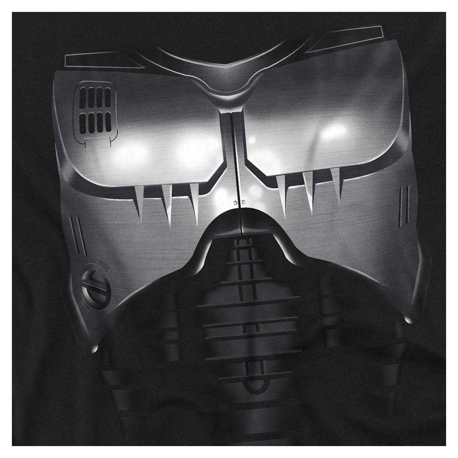 Black - Side - Robocop Unisex Adult Robo Armor Long-Sleeved T-Shirt
