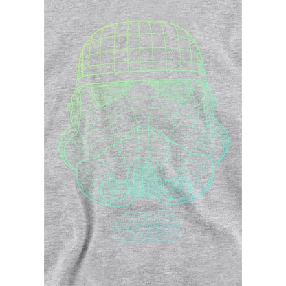 Athletic Heather - Side - Star Wars Childrens-Kids Trooper Grid Heather Hoodie