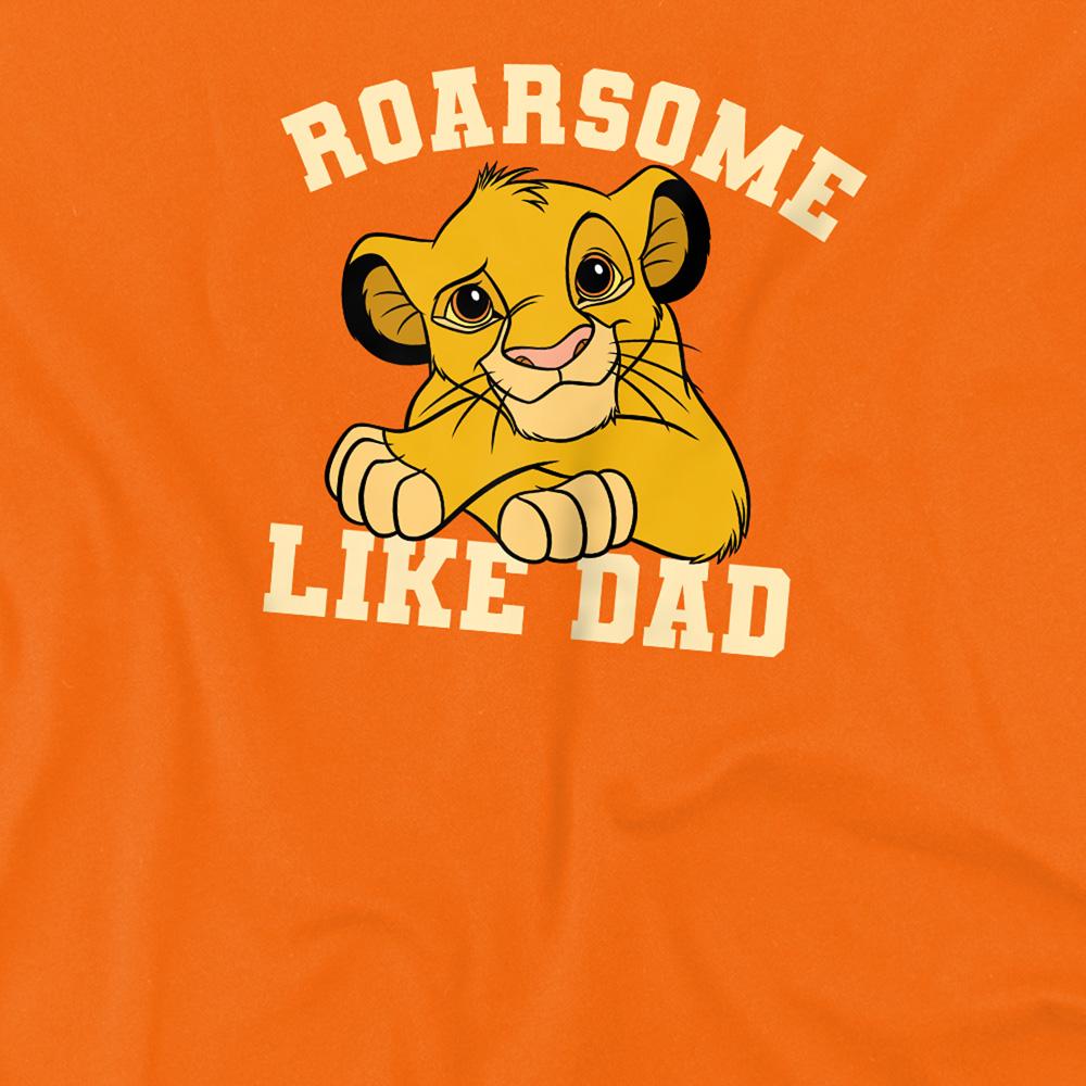 Orange - Side - The Lion King Boys Roarsome Like Dad Simba T-Shirt