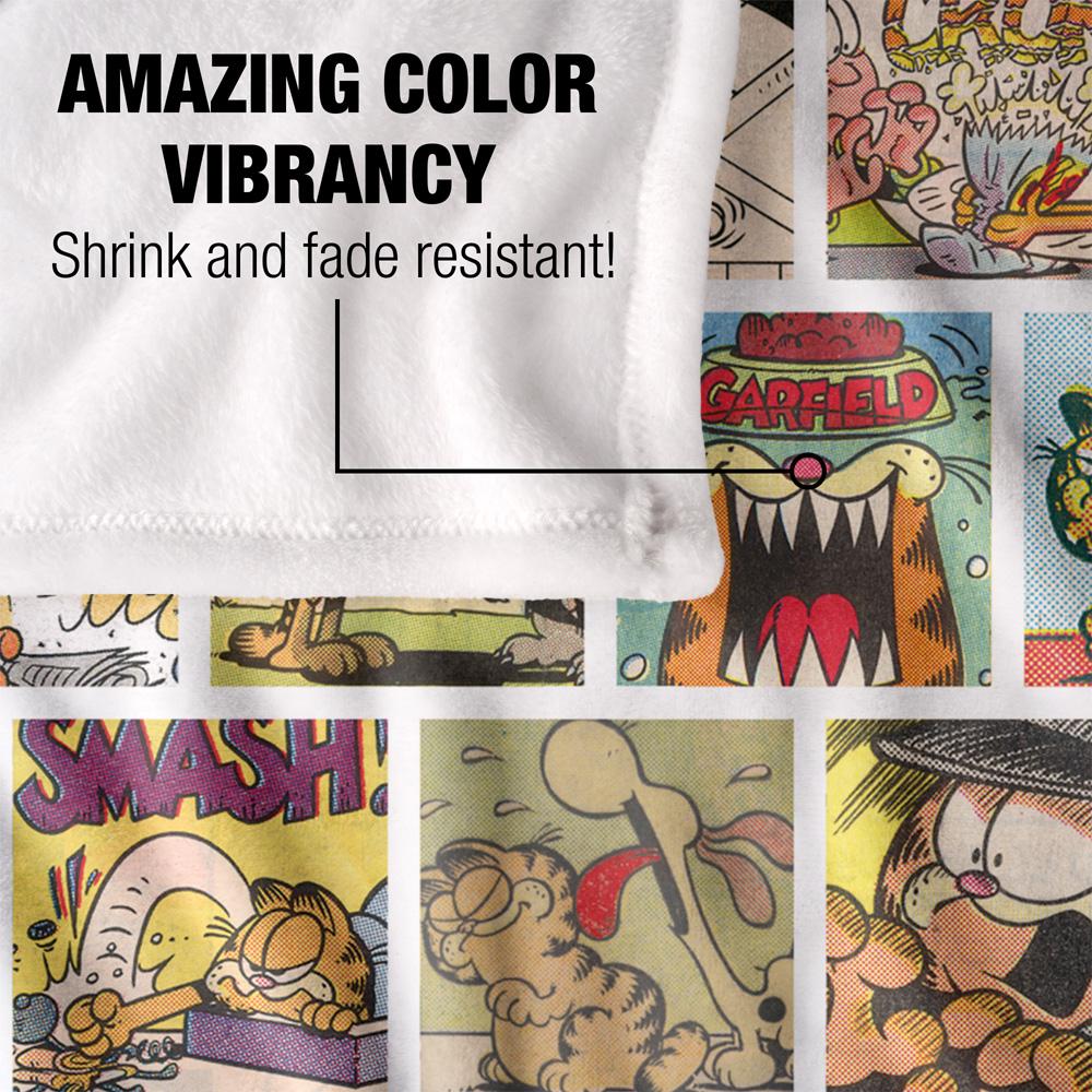 Multicoloured - Lifestyle - Garfield Silky Collage Supersoft Blanket