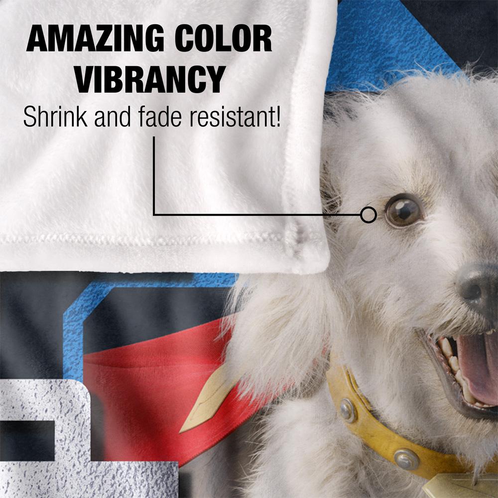Black-White - Lifestyle - Superman Silky Diamond Krypto Supersoft Blanket