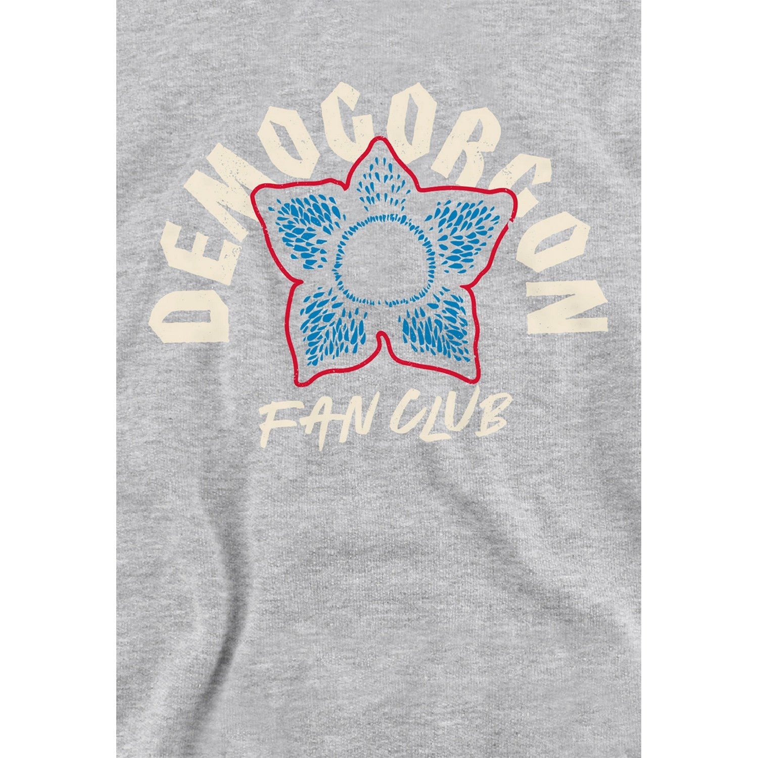 Athletic Heather - Side - Stranger Things Childrens-Kids Demogorgon Fan Club Heather Hoodie