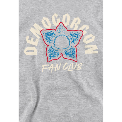 Athletic Heather - Side - Stranger Things Childrens-Kids Demogorgon Fan Club Heather Hoodie
