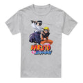 Sports Grey - Front - Naruto Mens Sasuke Heather T-Shirt