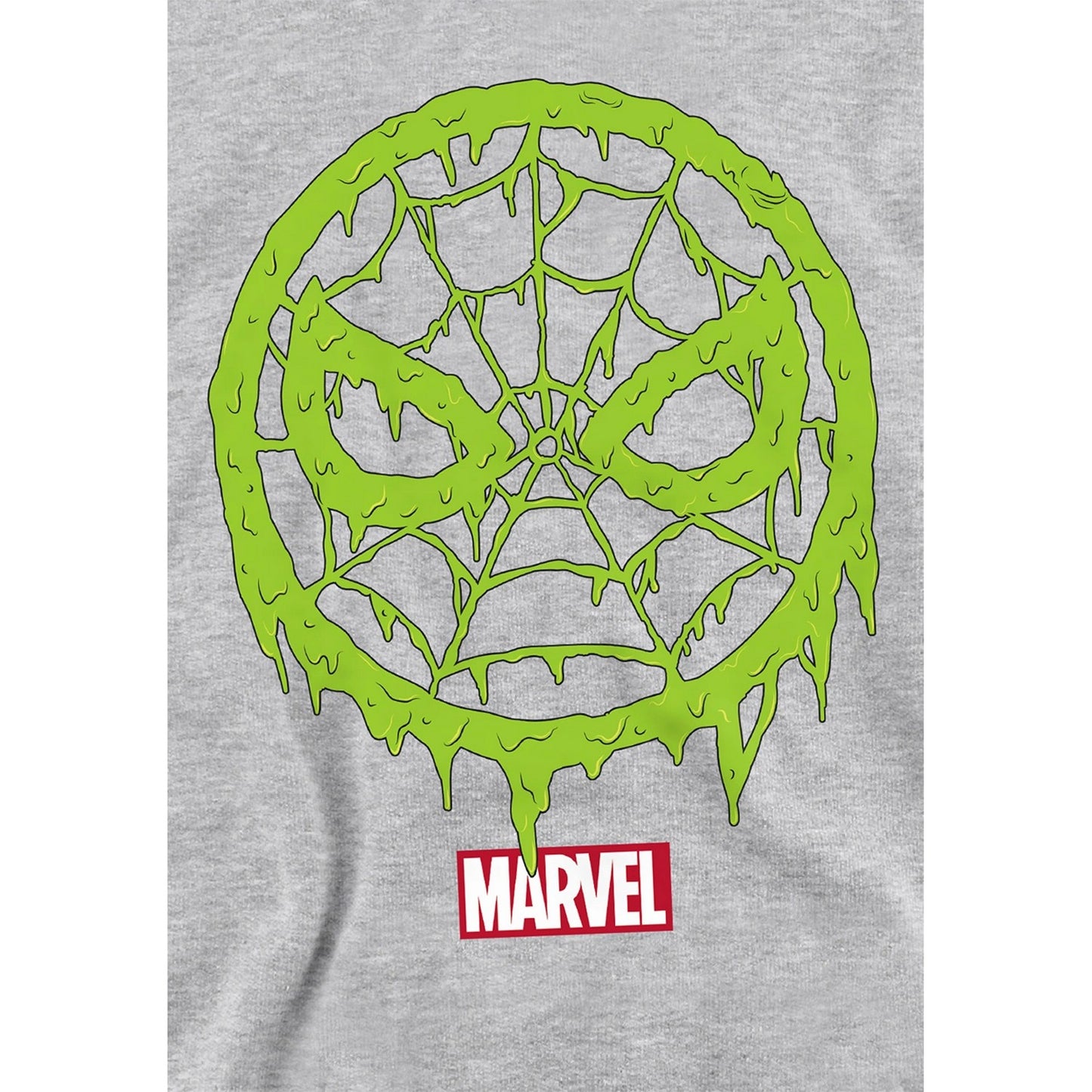 Athletic Heather - Side - Spider-Man Childrens-Kids Lo Pull Over Hoodie