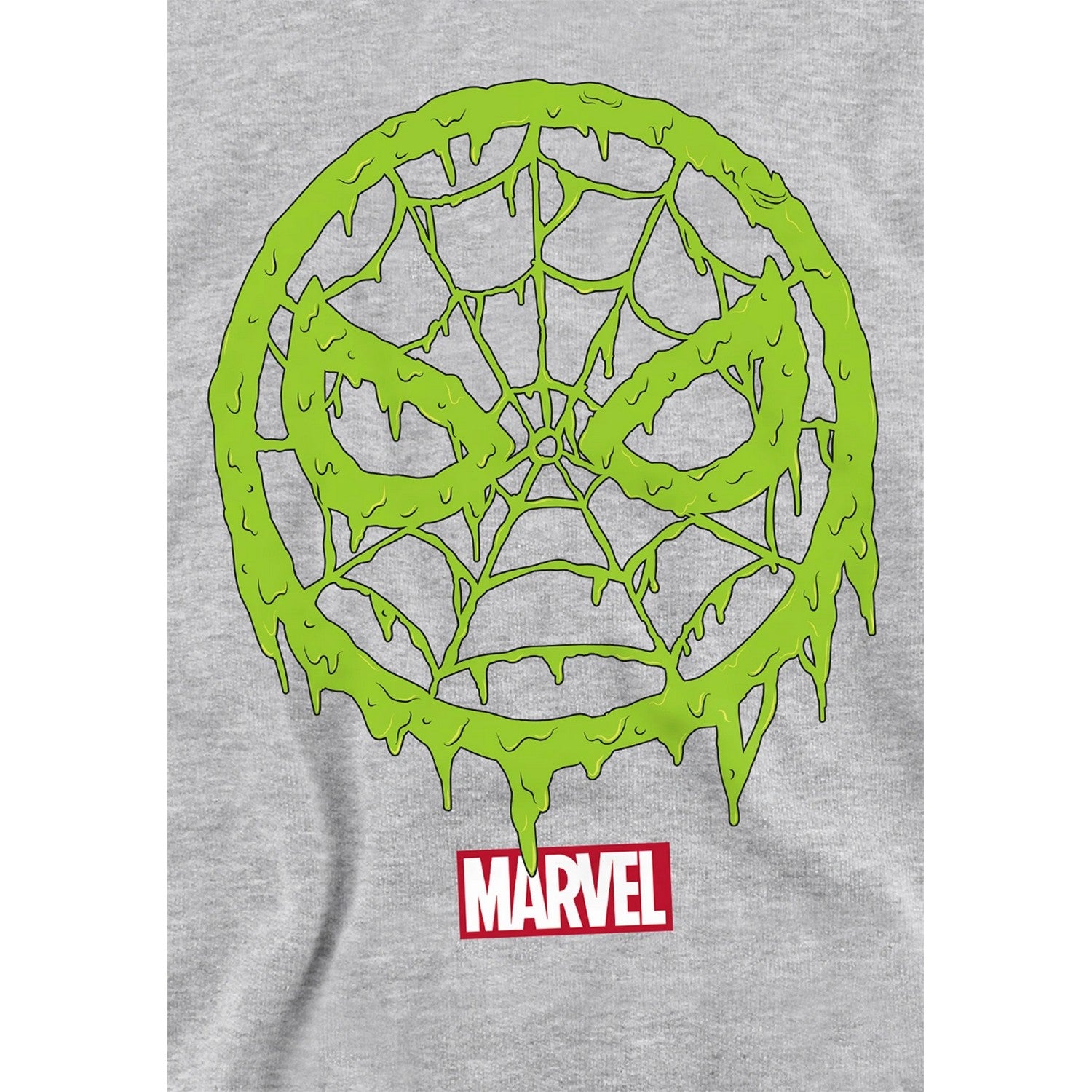 Athletic Heather - Side - Spider-Man Childrens-Kids Lo Pull Over Hoodie