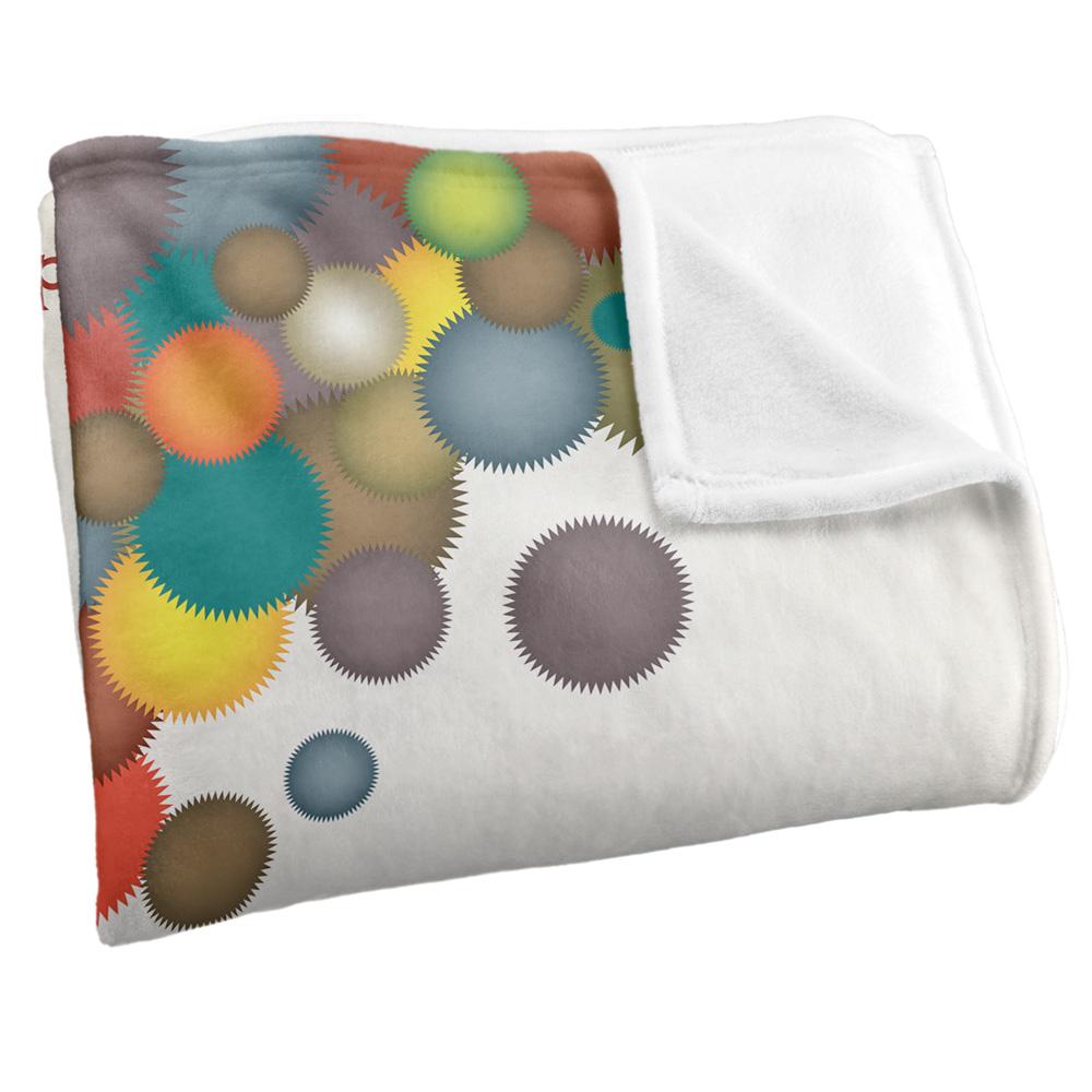 White-Multicoloured - Side - Star Trek Tos Episode 44 Silky Supersoft Blanket