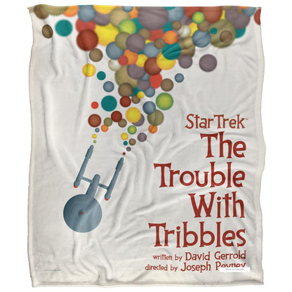White-Multicoloured - Front - Star Trek Tos Episode 44 Silky Supersoft Blanket