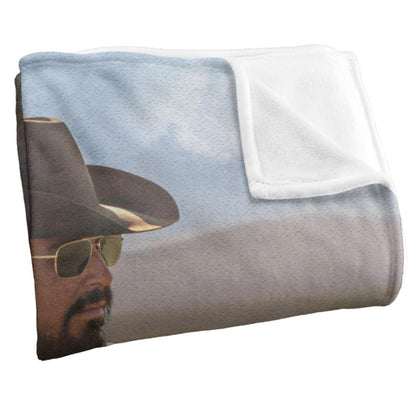 Multicoloured - Side - Yellowstone Silky Coffee Rip Wheeler Supersoft Blanket