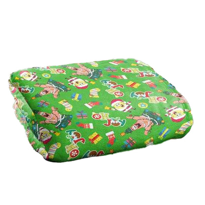 Multicoloured - Back - SpongeBob SquarePants Silky Patterned Christmas Supersoft Blanket