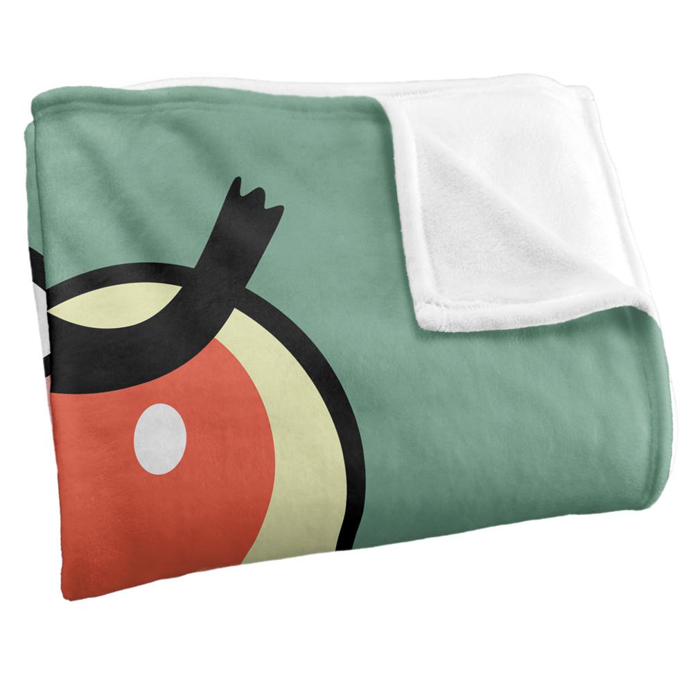 Multicoloured - Side - SpongeBob SquarePants Silky Face Plankton Supersoft Blanket