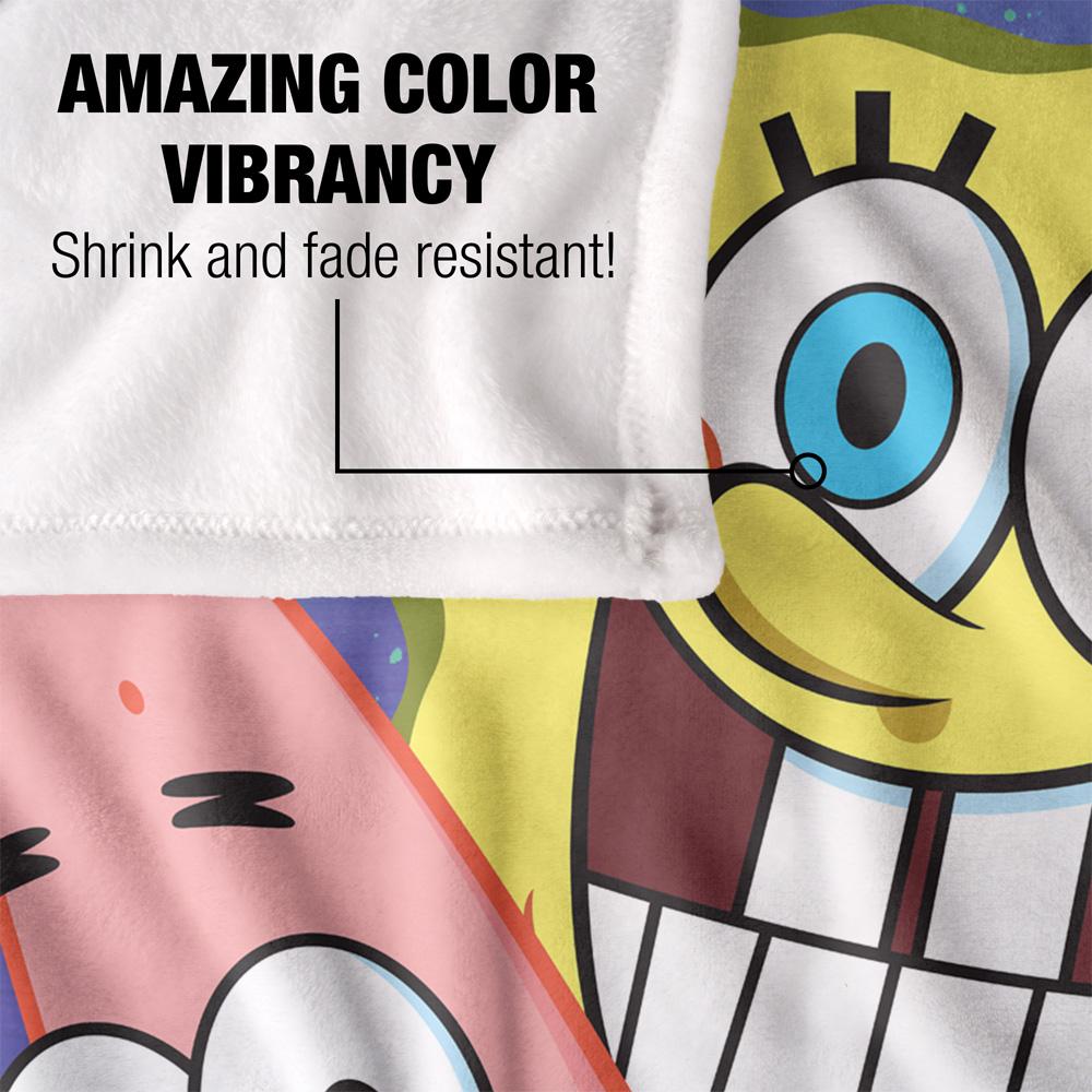 Multicoloured - Lifestyle - SpongeBob SquarePants Silky Cropped Patrick Star Supersoft Blanket