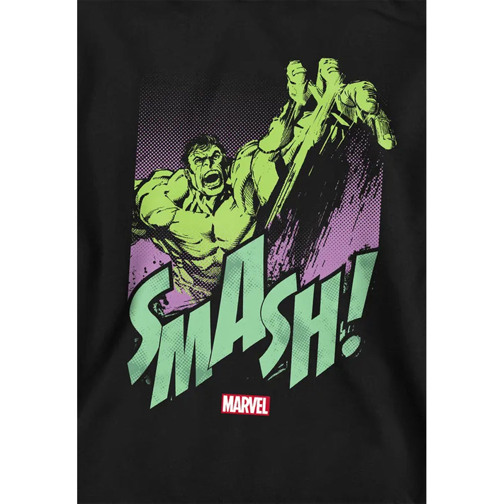 Athletic Heather - Pack Shot - The Incredible Hulk Childrens-Kids Hulk Pull Over Hoodie