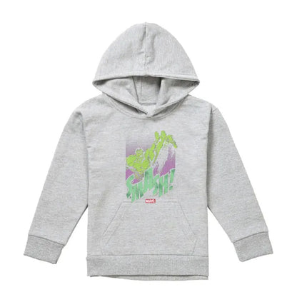 Athletic Heather - Front - The Incredible Hulk Childrens-Kids Hulk Pull Over Hoodie