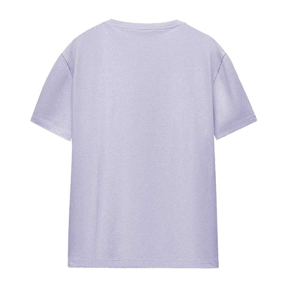 Lavender - Back - Frozen Womens-Ladies Let It Snow Elsa Anna T-Shirt