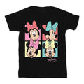 Charcoal - Front - Disney Girls Minnie Mouse Bow T-Shirt