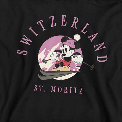 Athletic Heather - Back - Disney Childrens-Kids Switzerland Mickey Mouse Heather Hoodie