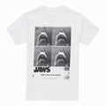White - Front - Jaws Mens 1975 Copier T-Shirt