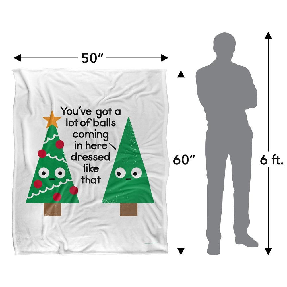 Multicoloured - Side - David Olenick Spruced Up Silky Supersoft Blanket
